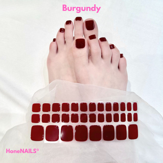 Pedicure Burgundy
