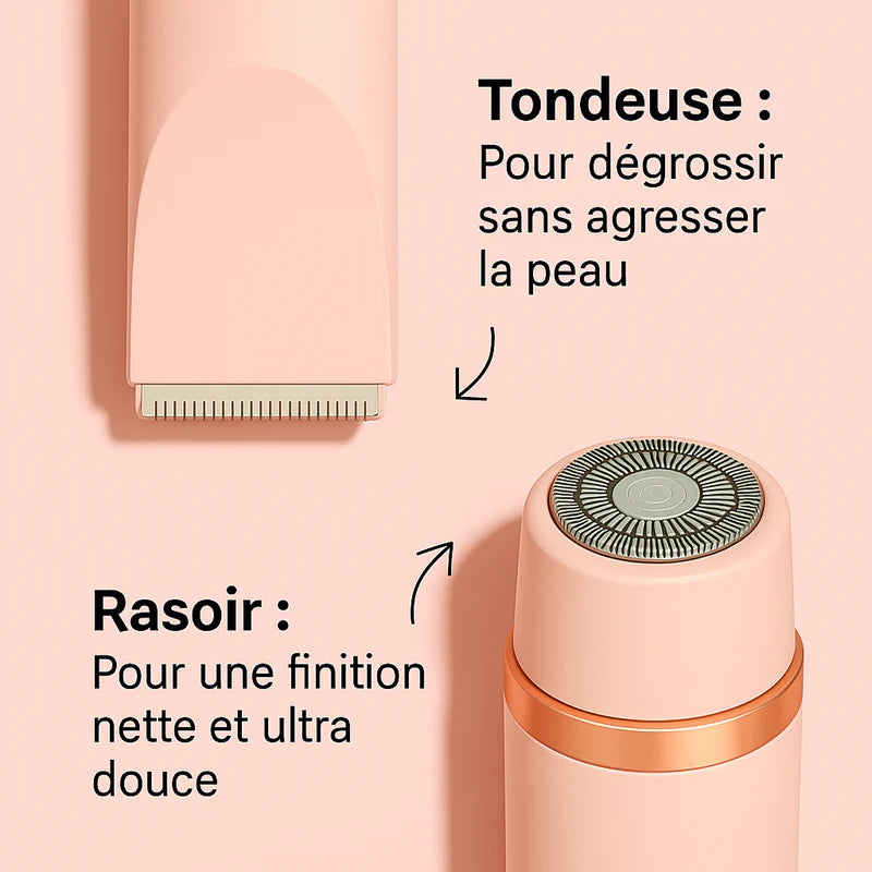 Rasoir Électrique Féminin 2-en-1 | HoneSMOOTH®
