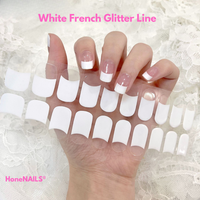 White French Glitter Line