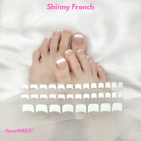 Pedicure Shinny French